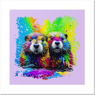 LGBT Beaver T-shirt Posters and Art